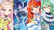 Aino, Lauma, Nilou, Baizhu (Image via HoYoverse)
